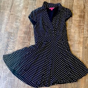 EUC vintage vibes Betsy Johnson polka dot dress